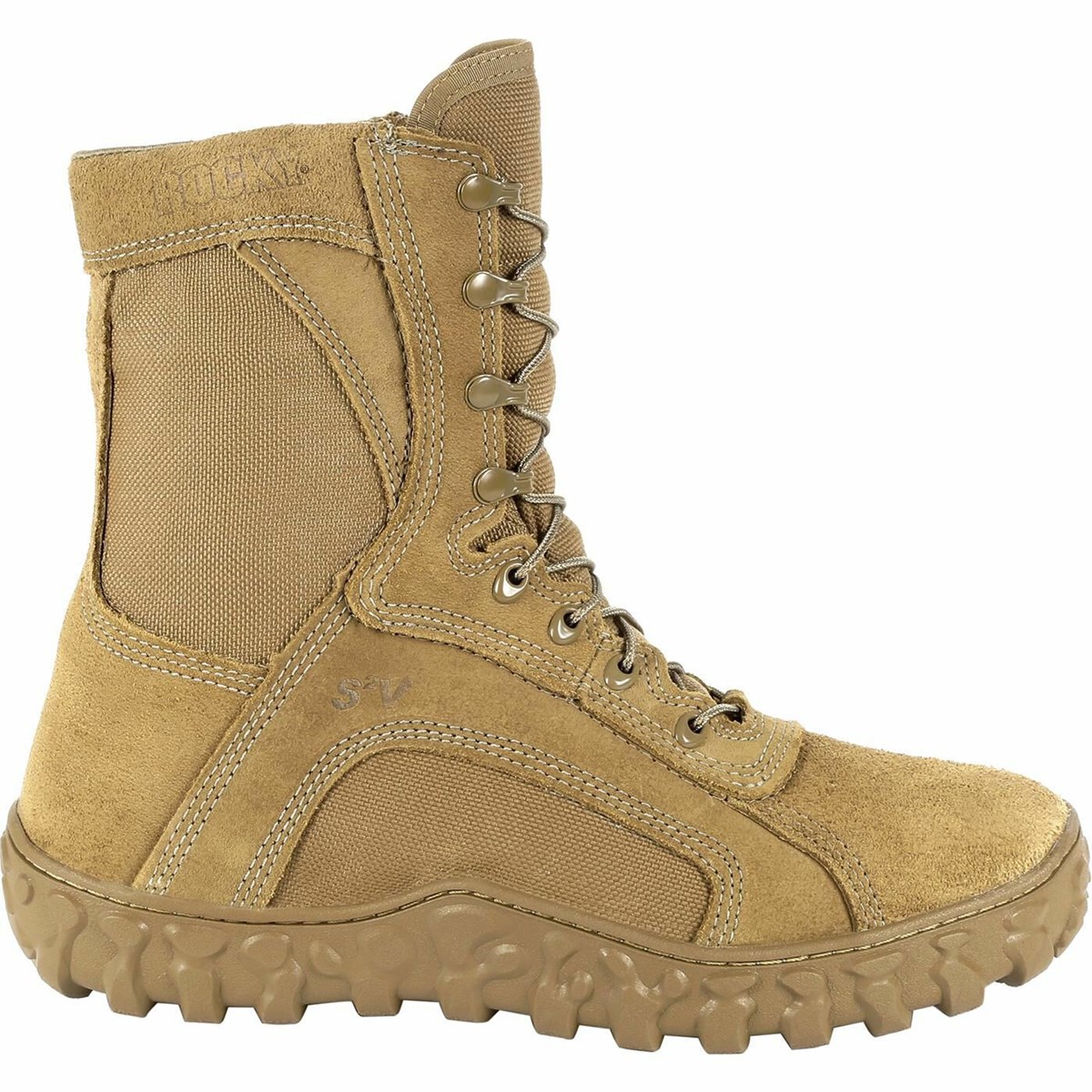 Buy Rocky Military Boots Cheap - Brown Mens S2V Waterproof 400G 